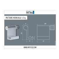 Крюк 10кг для алюминиевых рам